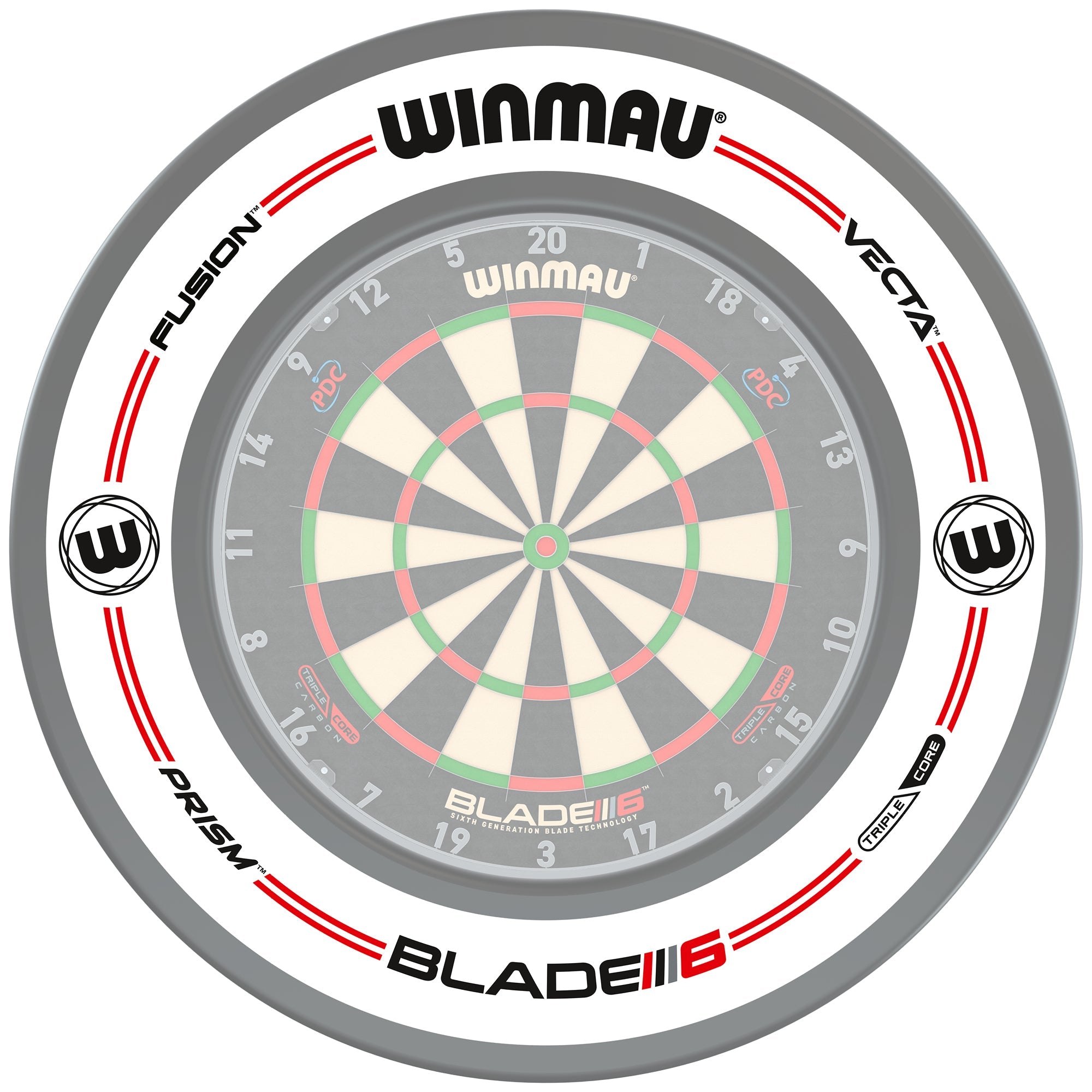 Pro-Line Original White Dartboard Surround