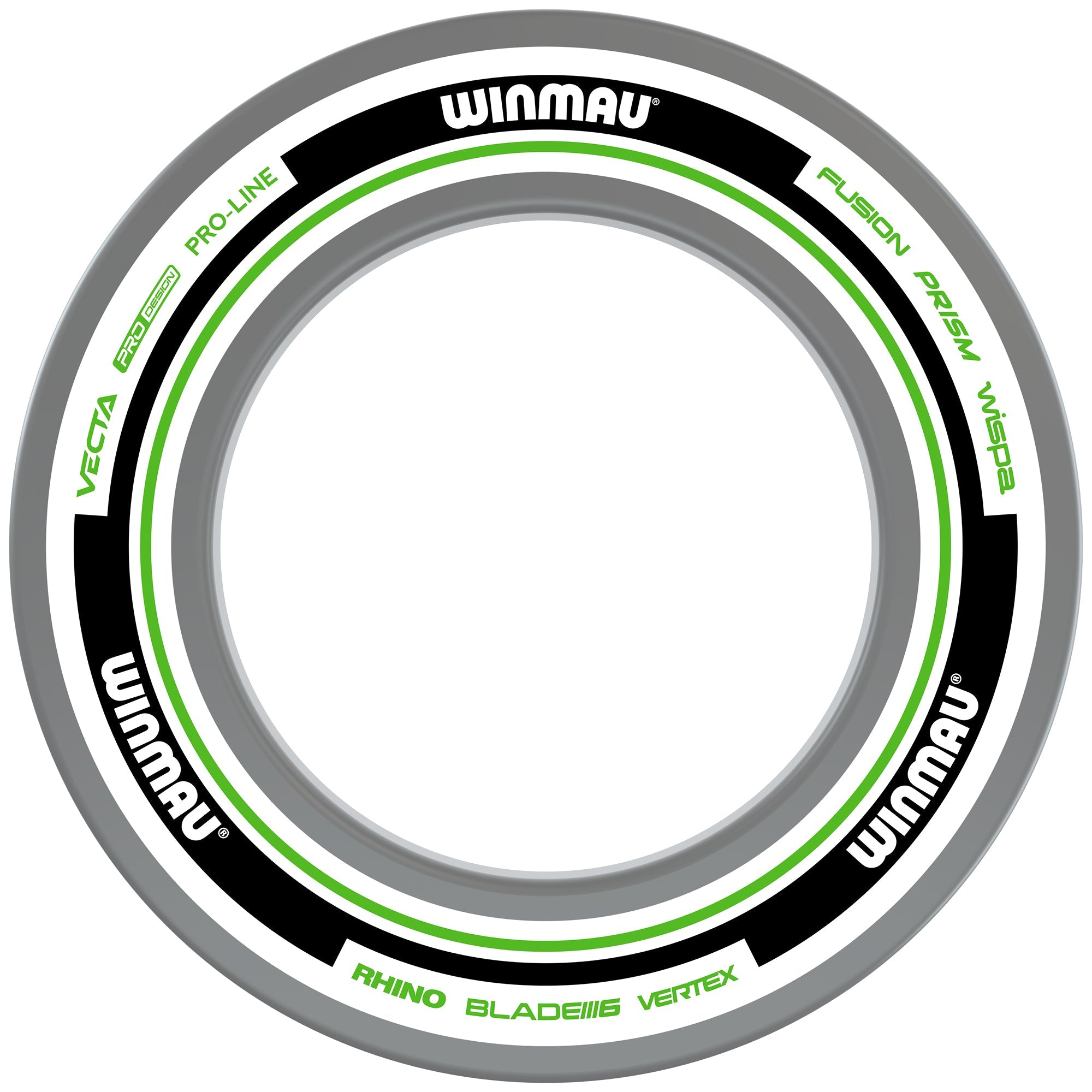 Advance White and Green Dartboard Surround