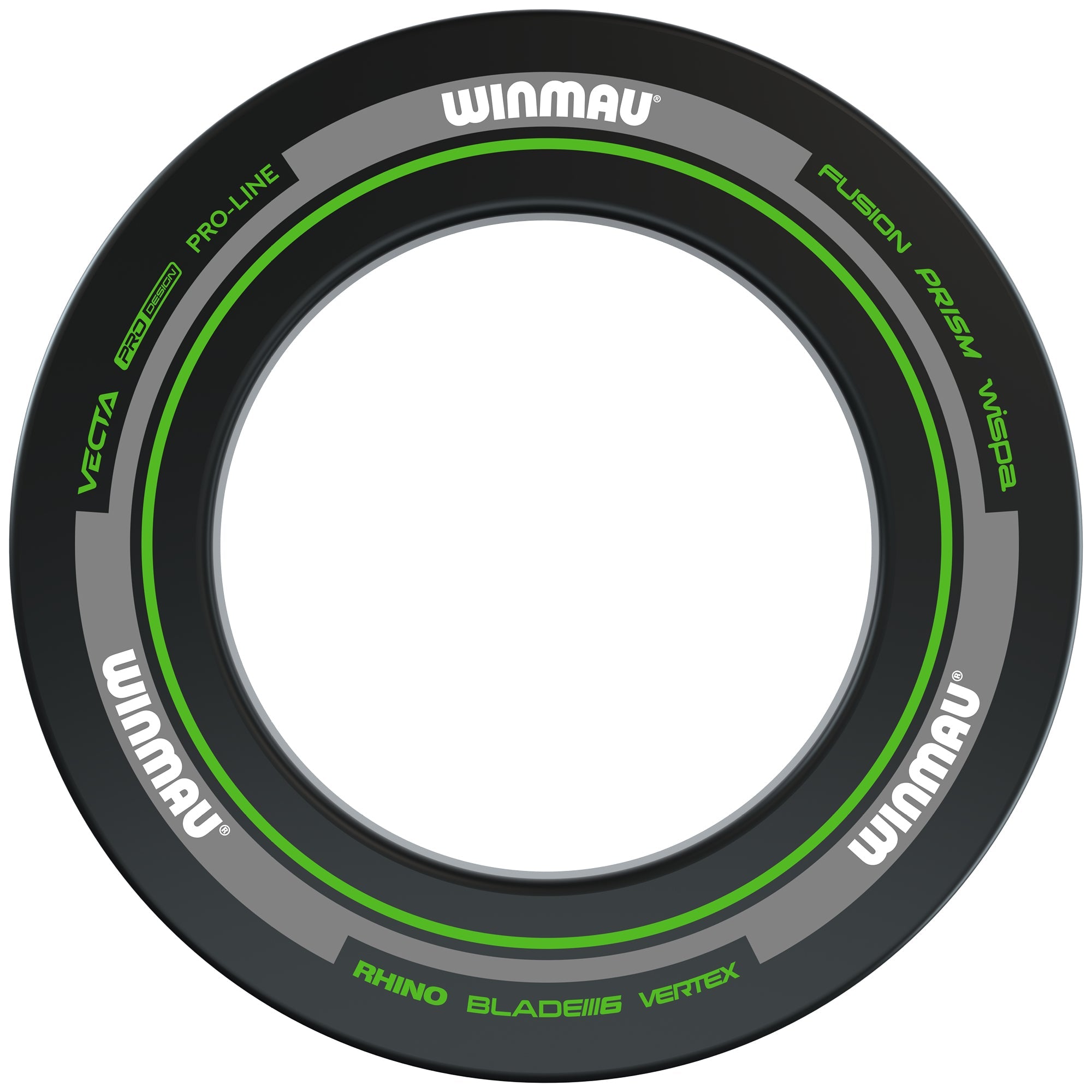 Advance Black and Green Dartboard Surround
