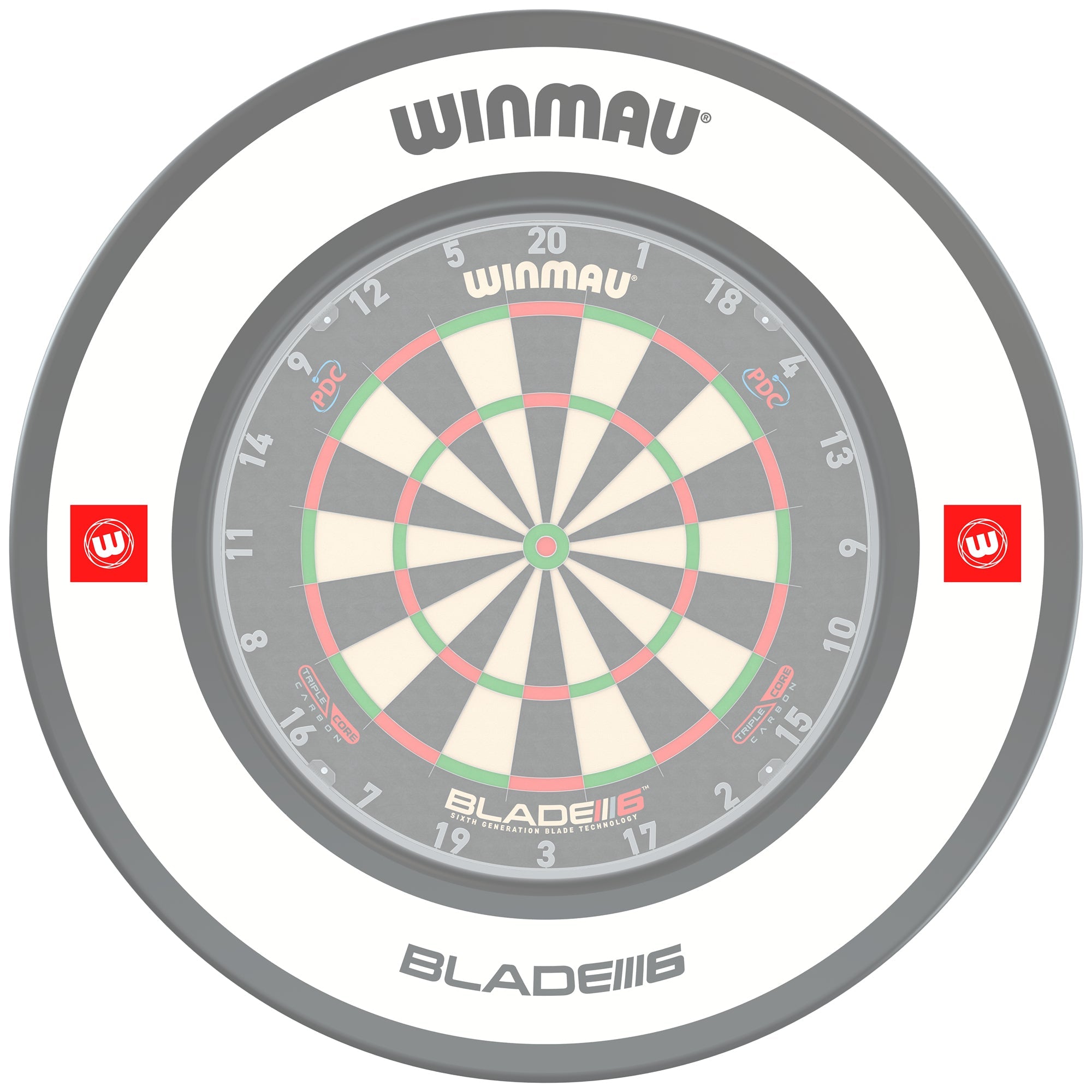 Pro-Line 1.0 White Dartboard Surround